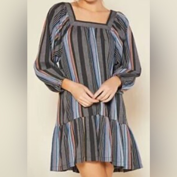 Outerknown Dresses & Skirts - Outerknown + Piece & Co Miro Dress Striped Multicolor  - NWT - Size M